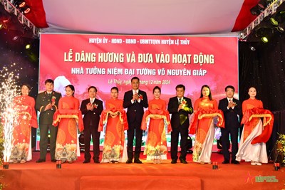 View - 	Quảng Bình: Đưa vào hoạt động Nhà tưởng niệm Đại tướng Võ Nguyên Giáp